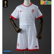 Tunisia Bortedraktsett Barn VM 2026 Kortermet (+ Korte bukser)